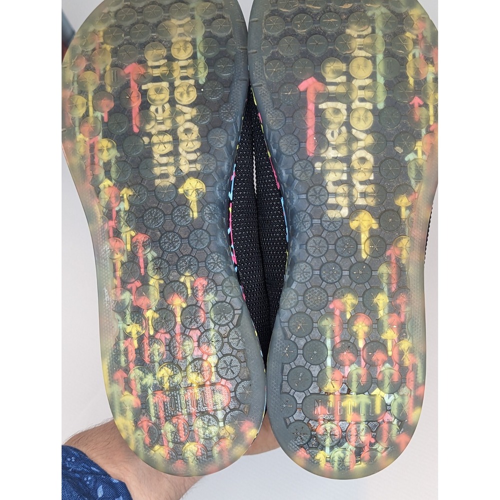 Nobull Training Shoes Men's 11.5 Women's 13 Black Multicolor United in Movement - Picture 9 of 9